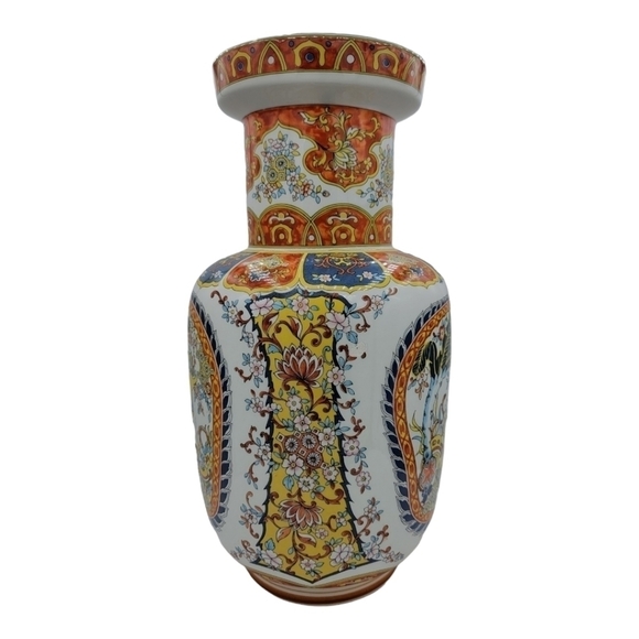 Vintage Beken Chinese Mythical Fu Dog Large Glass Vase - Picture 12 of 16